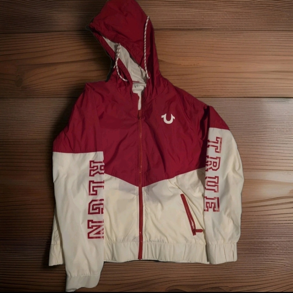 True Religion Red and White Jacket